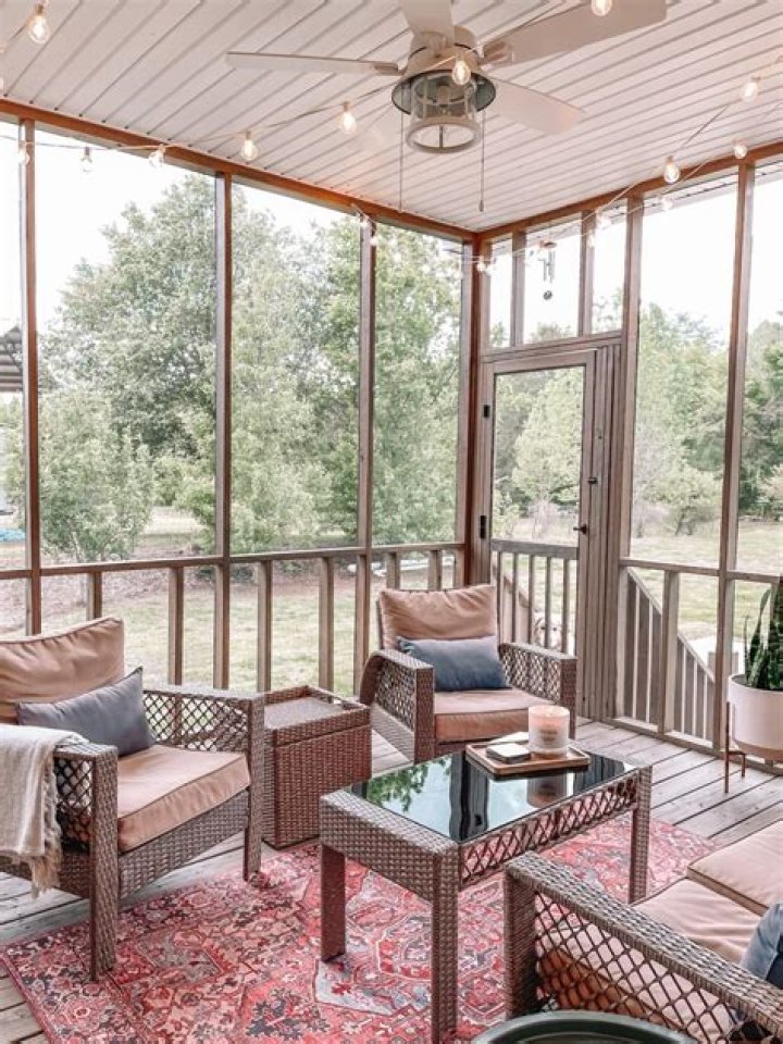 How do I keep water off my back porch