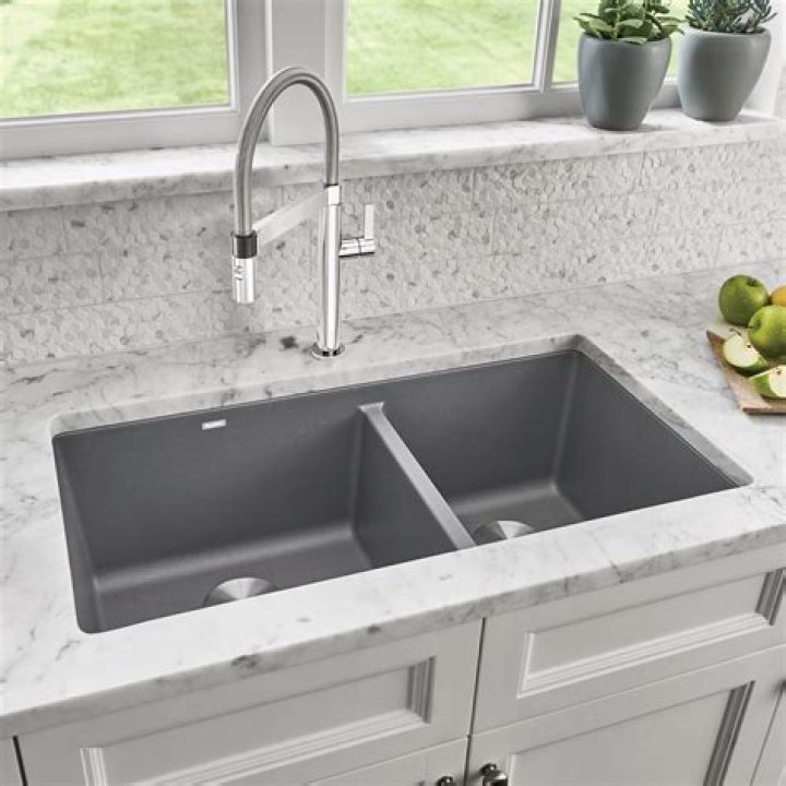 How do you clean a Blanco composite sink