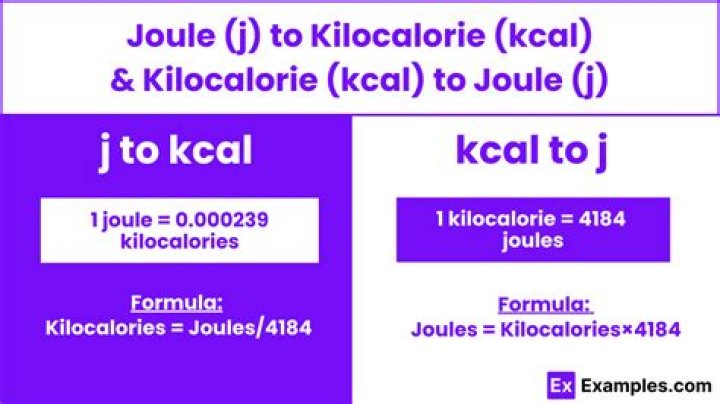 How many joules are in a mole