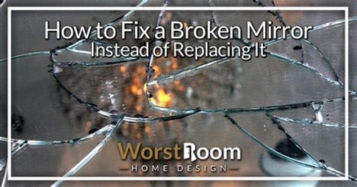 How To Repair Broken Mirror Door