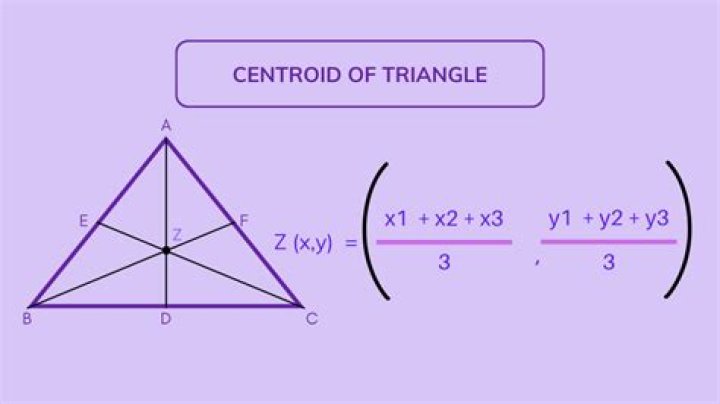 What are the properties of the centroid of a triangle
